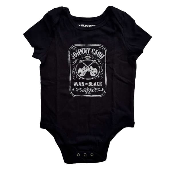 JOHNNY CASH - BABY BODY, MAN IN BLACK 3-6 mån