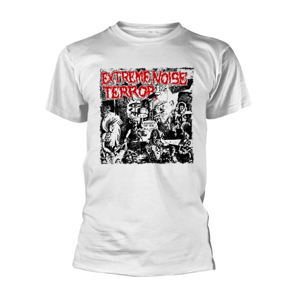 EXTREME NOISE TERROR - T-SHIRT, HOLOCAUST (WHITE) XXL