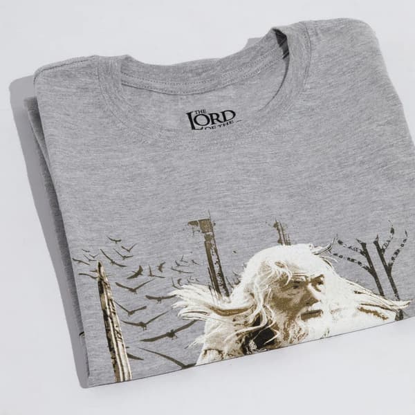 The Lord Of The Rings Mens Gandalf Heather T-Shirt
