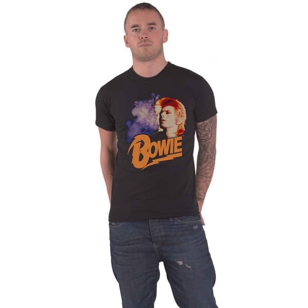 David Bowie Unisex Adult Retro T-Shirt