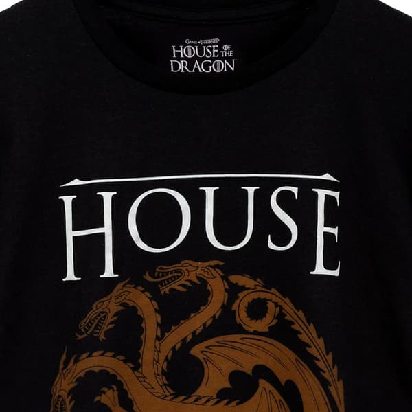 House Of The Dragon T-shirt med logo til mænd
