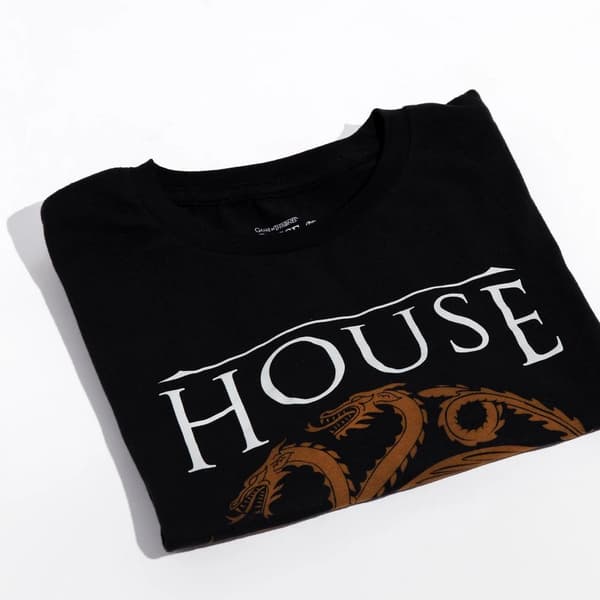 House Of The Dragon T-shirt med logo til mænd