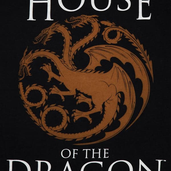 House Of The Dragon T-shirt med logo til mænd