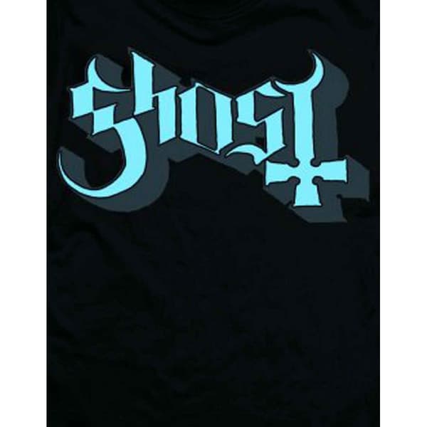 Ghost Unisex T-Shirt med Keyline-logotyp för vuxna