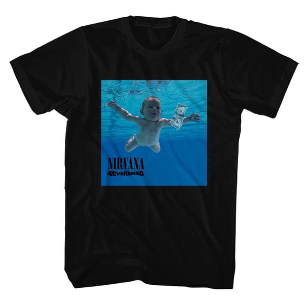 Nirvana Unisex Adult Nevermind Album T-Shirt