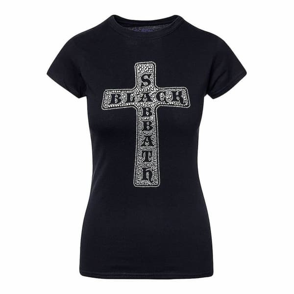 Black Sabbath Womens/Ladies Cross T-Shirt