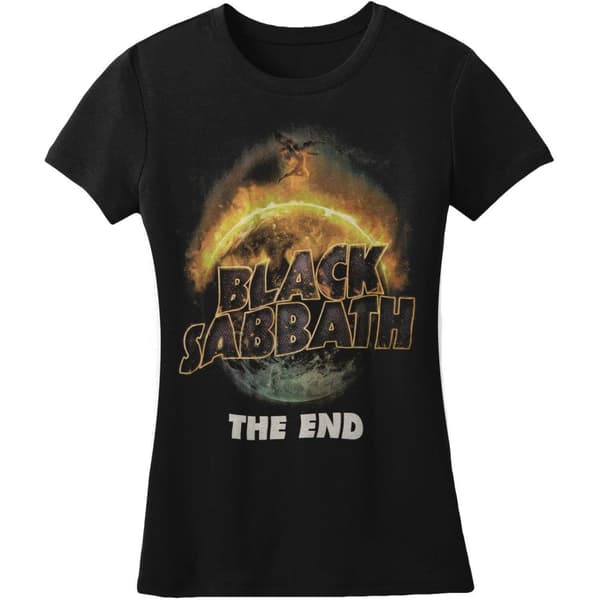 Black Sabbath Kvinnor/Damer The End T-Shirt Black XL