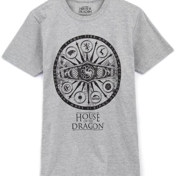 House Of The Dragon Mens Symbols Heather T-Shirt