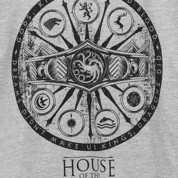House Of The Dragon Mens Symbols Heather T-Shirt