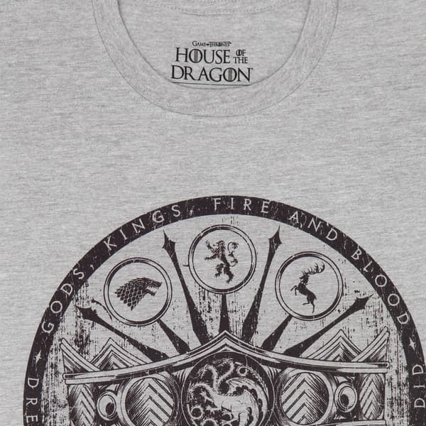 House Of The Dragon Mens Symbols Heather T-Shirt