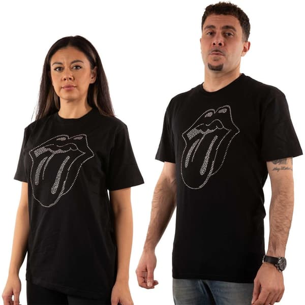 The Rolling Stones Unisex T-shirt med diamanter til voksne