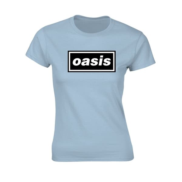 Oasis T-shirt med Decca-logotyp för kvinnor och damer
