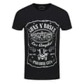 Miniatyrbilde 1 av 2: Guns N Roses Unisex Adult Paradise City Label T-Shirt