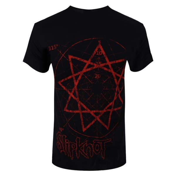 Slipknot Unisex vuxen Mezzotint Decay Back Print T-Shirt för vuxna