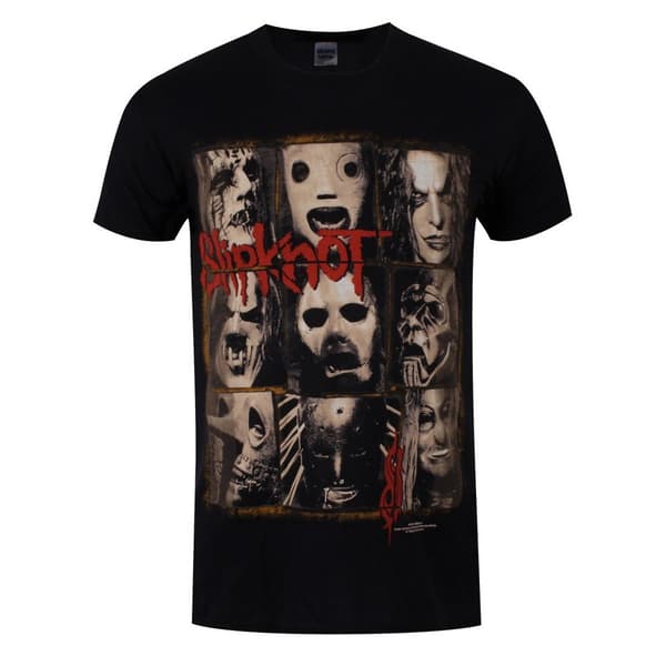 Slipknot Unisex vuxen Mezzotint Decay Back Print T-Shirt för vuxna Black XXL