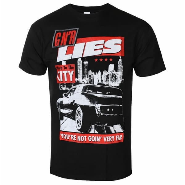 Guns N Roses Unisex T-shirt til voksne, der flytter til byen