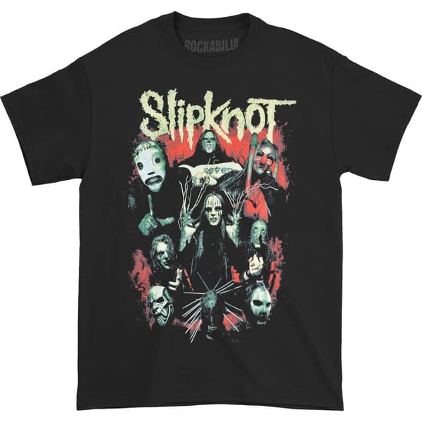 Slipknot Unisex Adult Come Play Dying Back Print T-Shirt