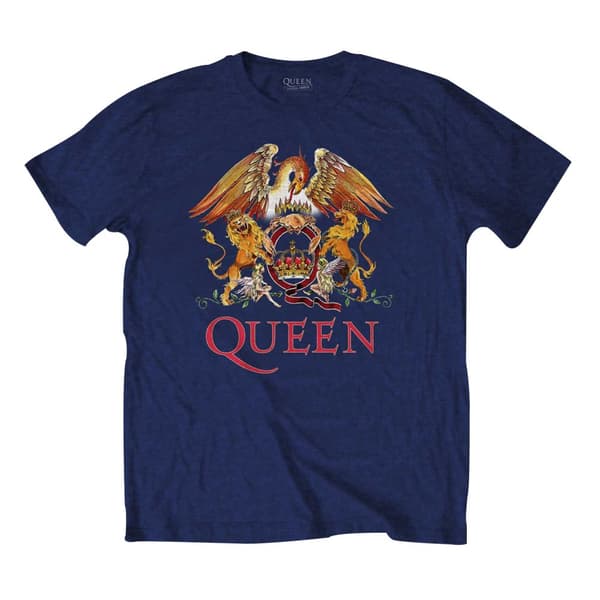 Queen Unisex vuxen Classic Crest T-Shirt