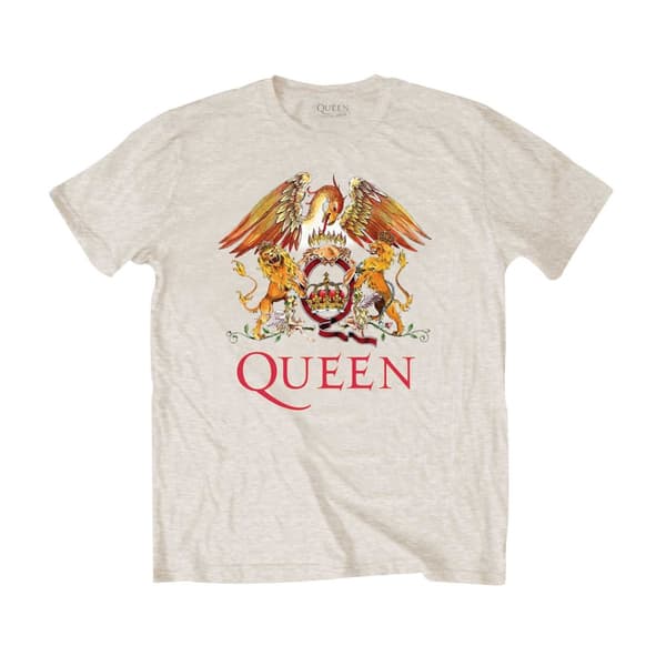Queen Unisex vuxen Classic Crest T-Shirt