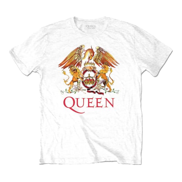 Queen Unisex vuxen Classic Crest T-Shirt