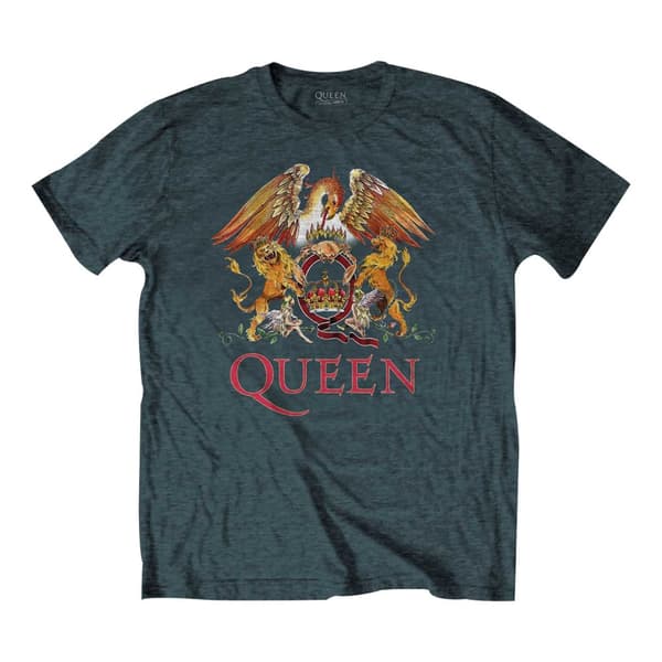 Queen Unisex vuxen Classic Crest T-Shirt
