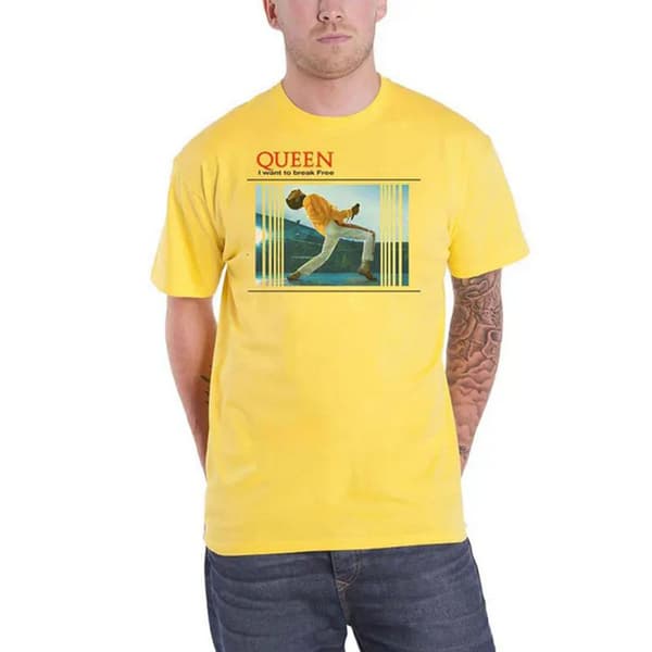 Queen Unisex Adult I Want to Break Free T-Shirt