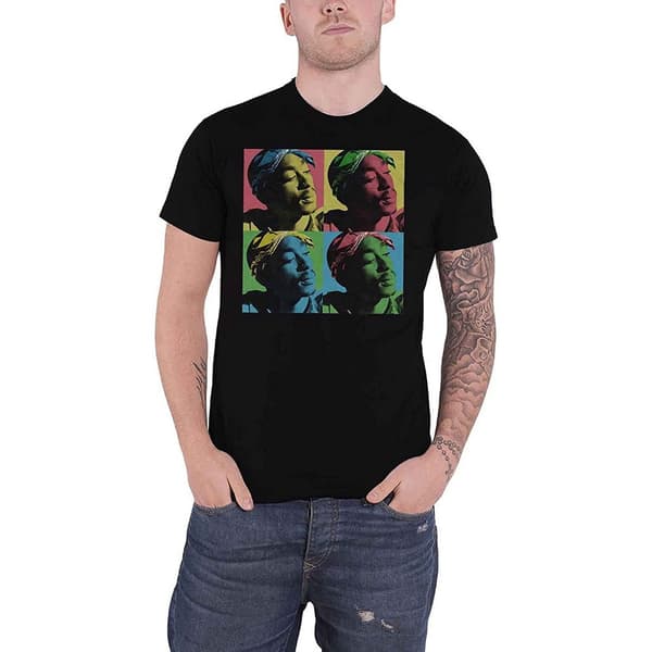 Tupac Shakur Unisex Adult Pop Art T-Shirt