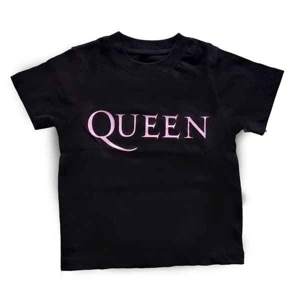 Queen T-shirt med logotyp för barn/barn