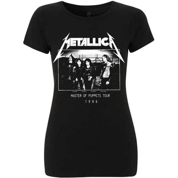 Metallica Kvinnor/Damer MOP Damage Inc Tour Photograph T-Shirt