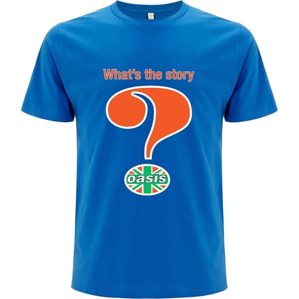Oasis Unisex Adult What´s The Story Question Mark T-Shirt