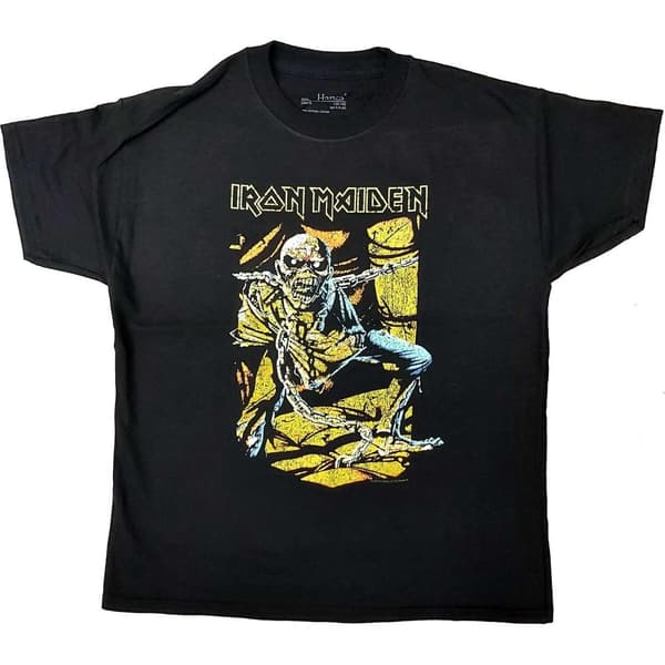 Iron Maiden Childrens/Kids Piece of Mind T-Shirt Black 11-12 Years