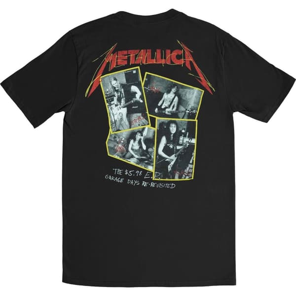 Metallica Unisex T-shirt för vuxna med garagefotografi