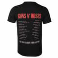 Miniatyrbild 2 av 2: Guns N Roses Unisex vuxen Illusion Tour T-shirt med tryck på ryggen