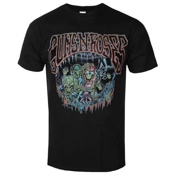 Guns N Roses Unisex vuxen Illusion Tour T-shirt med tryck på ryggen