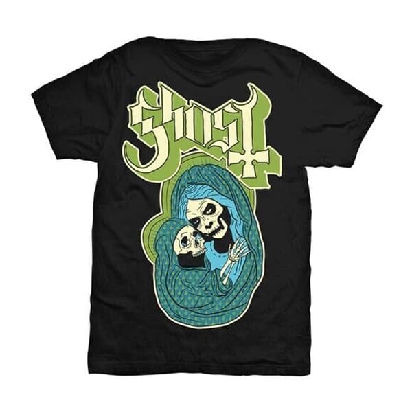 Ghost Unisex T-shirt för vuxna med utvald son Black M