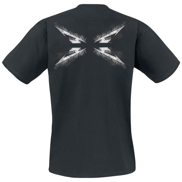 Metallica Unisex vuxen T-shirt med tryck på spikad rygg för vuxna