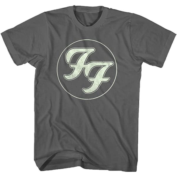Foo Fighters Unisex Adult Logo Soft Touch T-Shirt