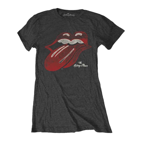 The Rolling Stones Womens/Ladies Vintage Logo T-Shirt