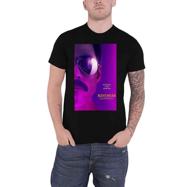 Queen Unisex Adult Freddie Mercury T-Shirt