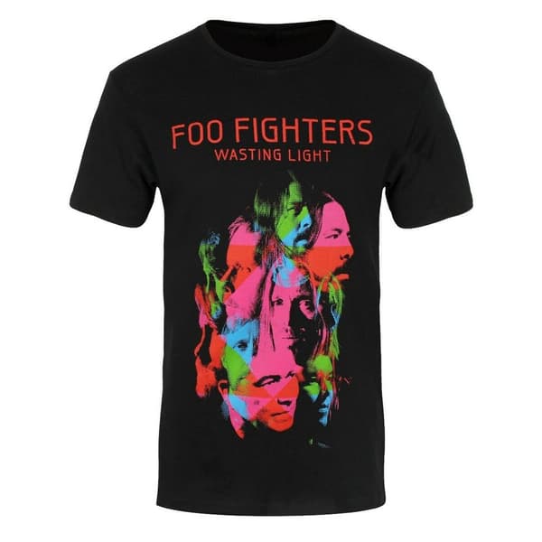 Foo Fighters Unisex Adult Wasting Light T-Shirt Black S