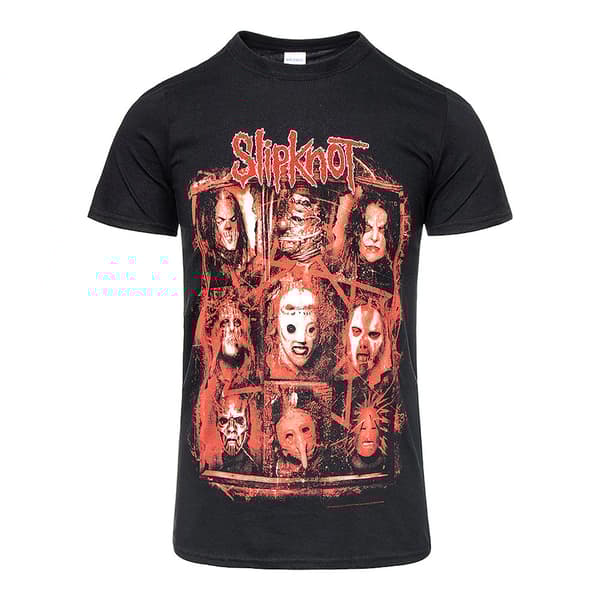 Slipknot Unisex T-shirt med rustent ansigt til voksne
