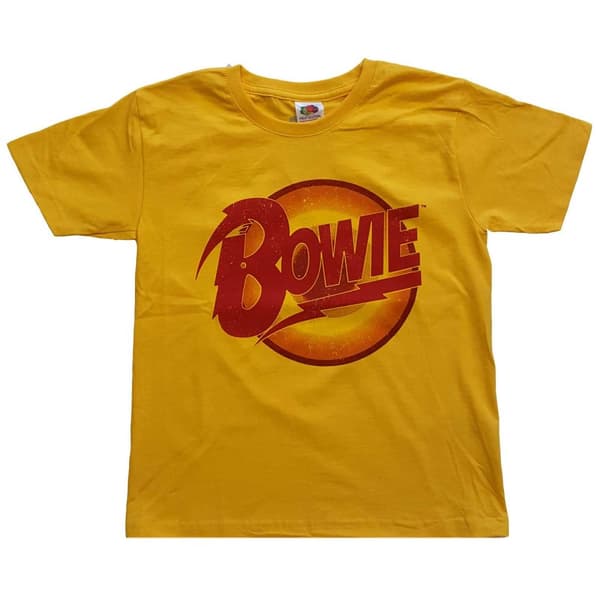 David Bowie Childrens/Kids Diamond Dogs Logo T-Shirt