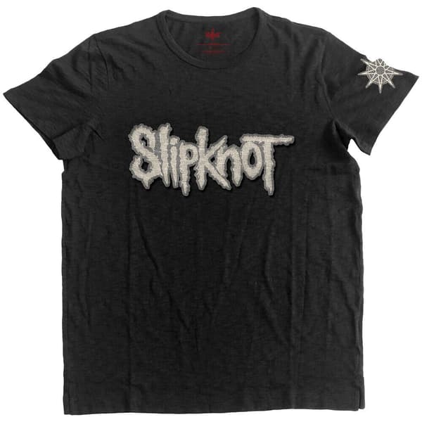 Slipknot Unisex T-shirt med applikeret logo til voksne