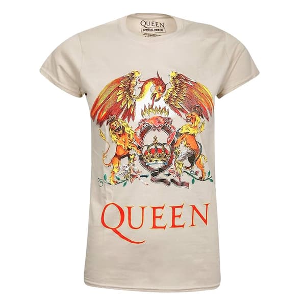 Queen Womens/Ladies Classic Crest T-Shirt