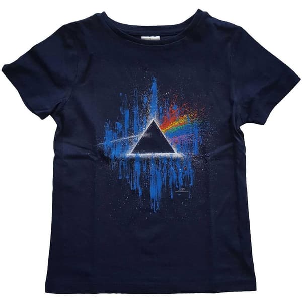 Pink Floyd Childrens/Kids Dark Side Of The Moon Splattered T-Shirt