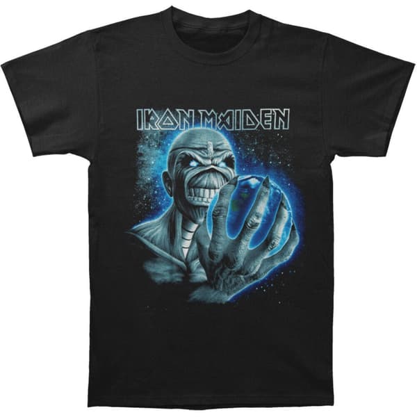 Iron Maiden Unisex T-shirt til voksne med en anden verden