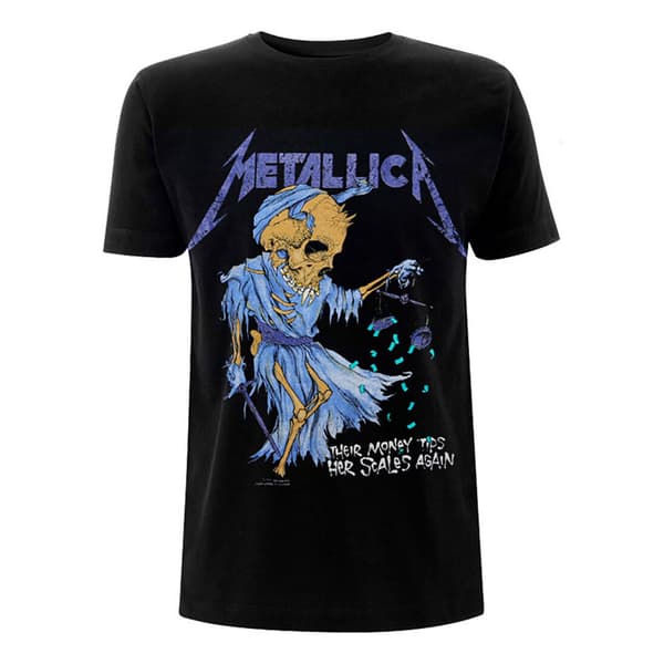 Metallica Unisex vuxen Doris Back Print T-Shirt