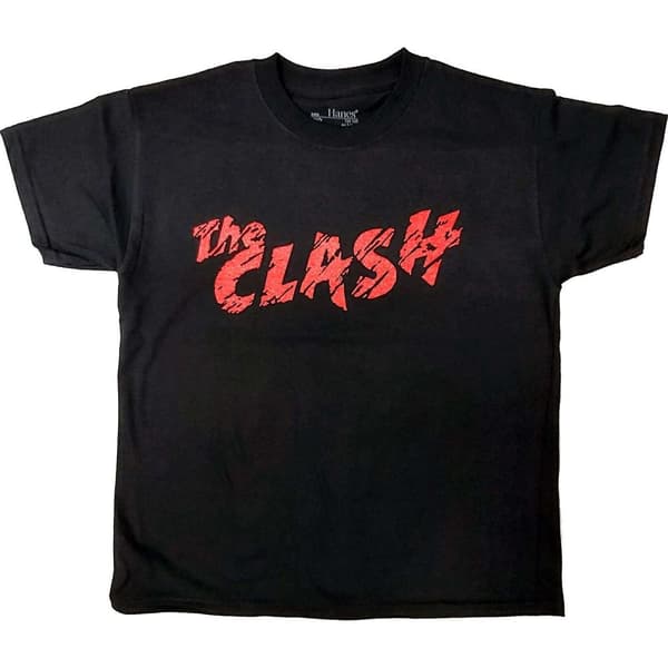 The Clash Childrens/Kids Logo T-Shirt Black 11-12 Years