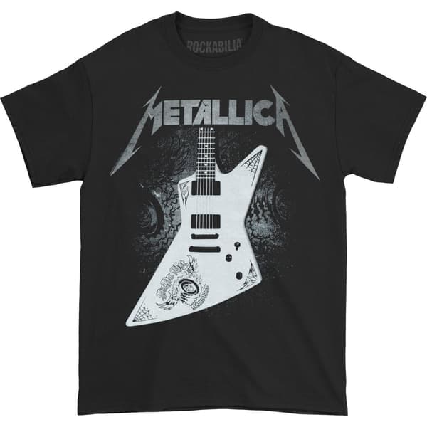 Metallica Unisex Adult Papa Het Guitar T-Shirt
