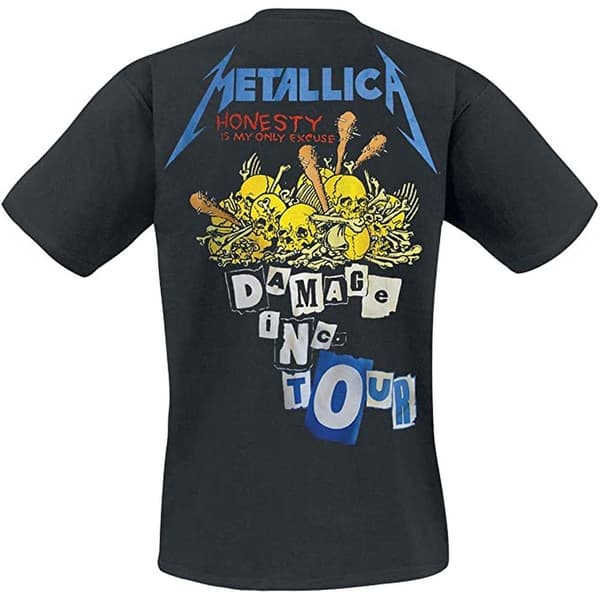 Metallica Unisex Adult Damage Inc Back Print T-Shirt